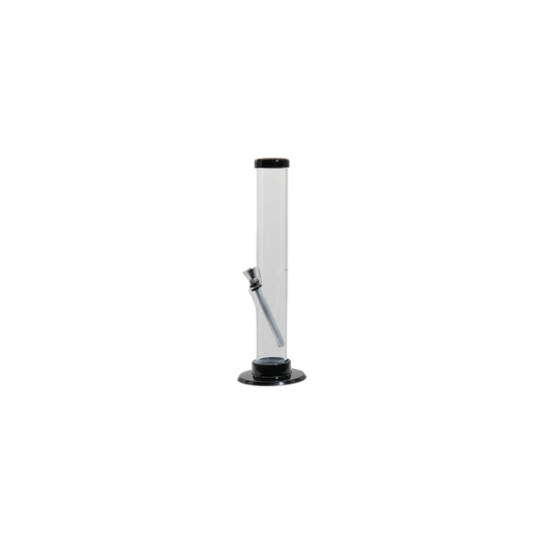 Acrylic Straight Tube Bong - Small