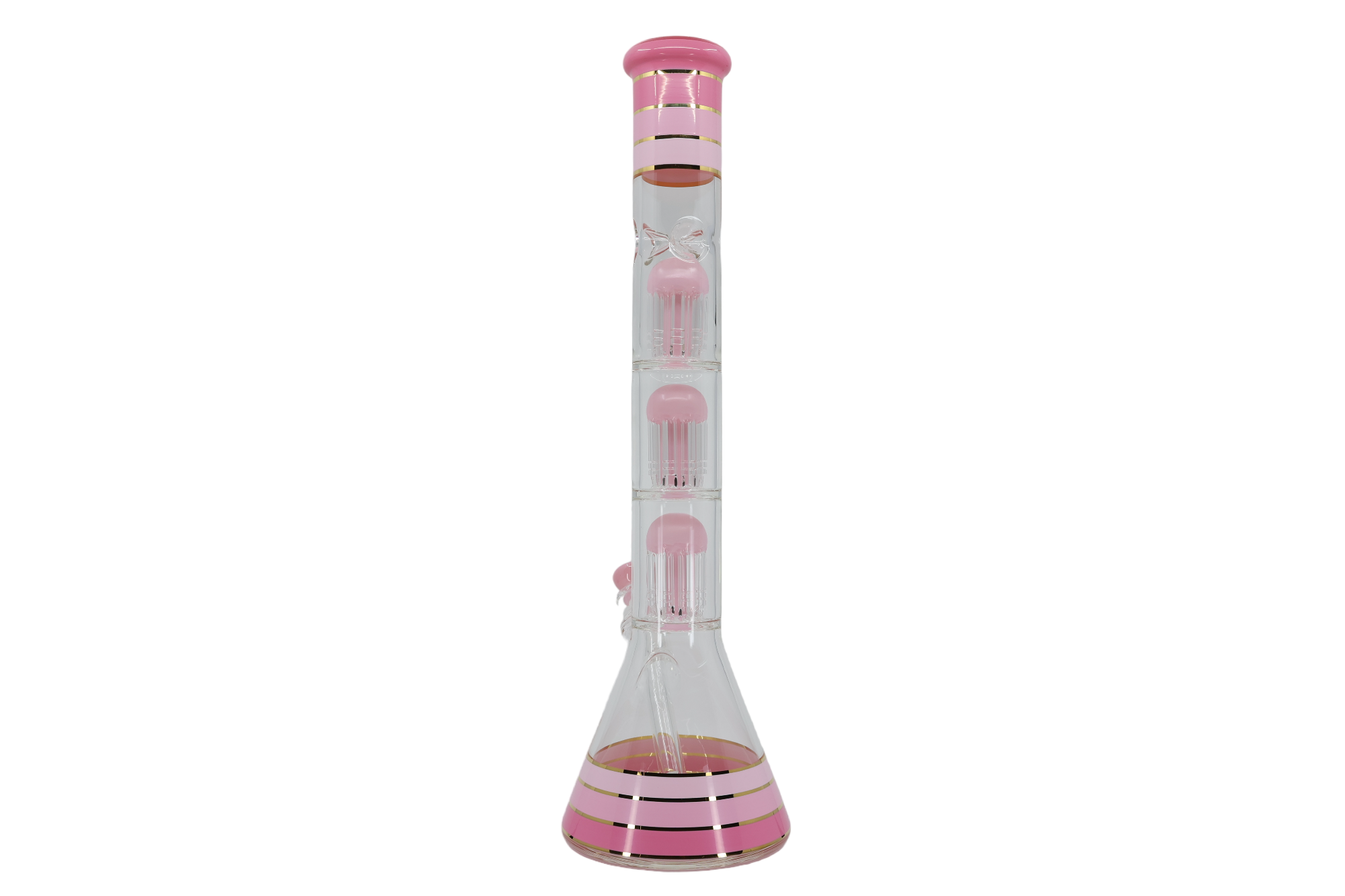 Striped Triple Showerhead Perc