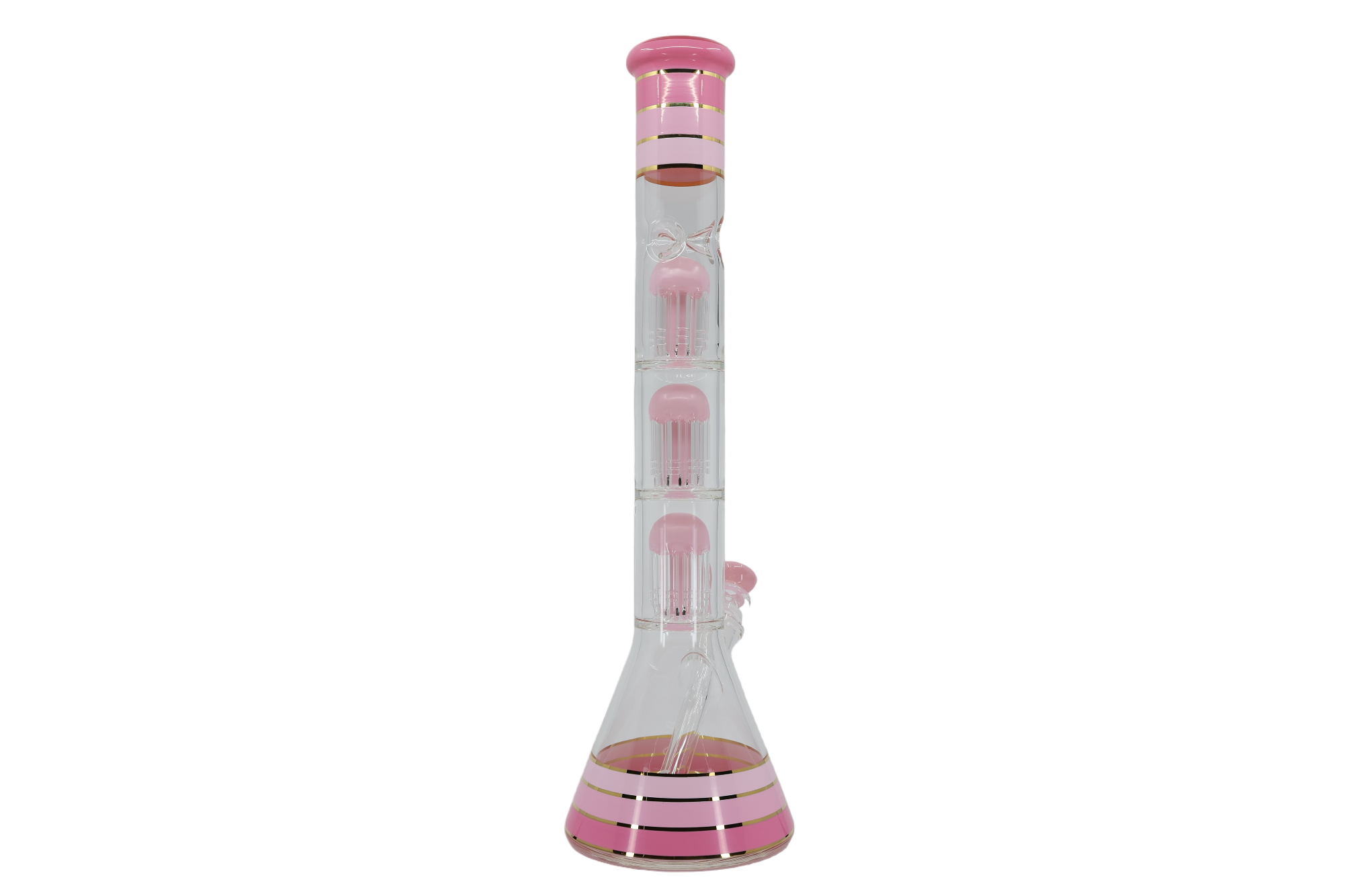 Striped Triple Showerhead Perc