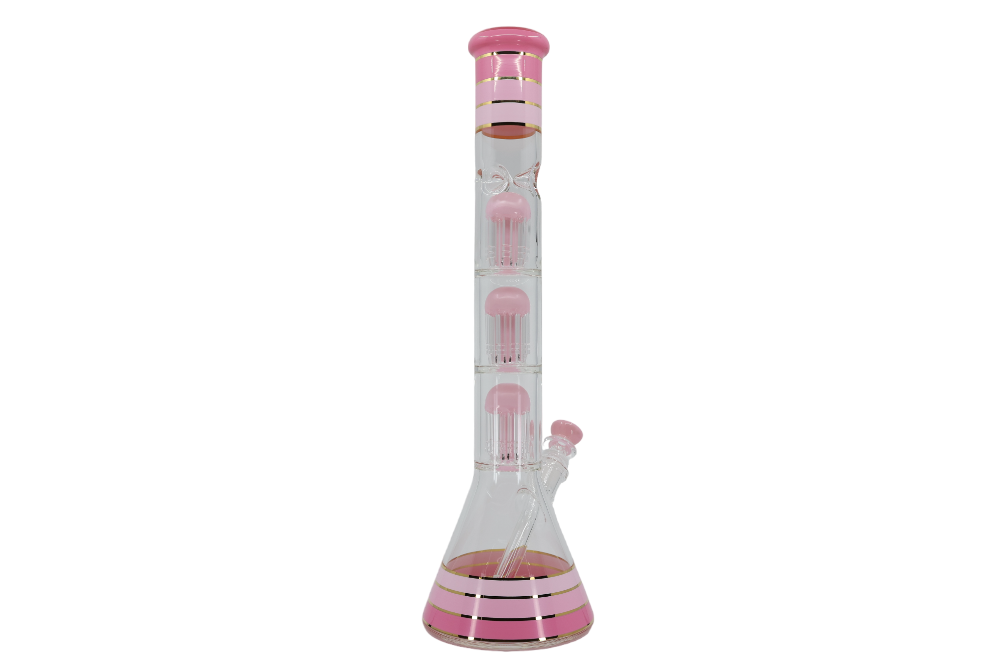Striped Triple Showerhead Perc