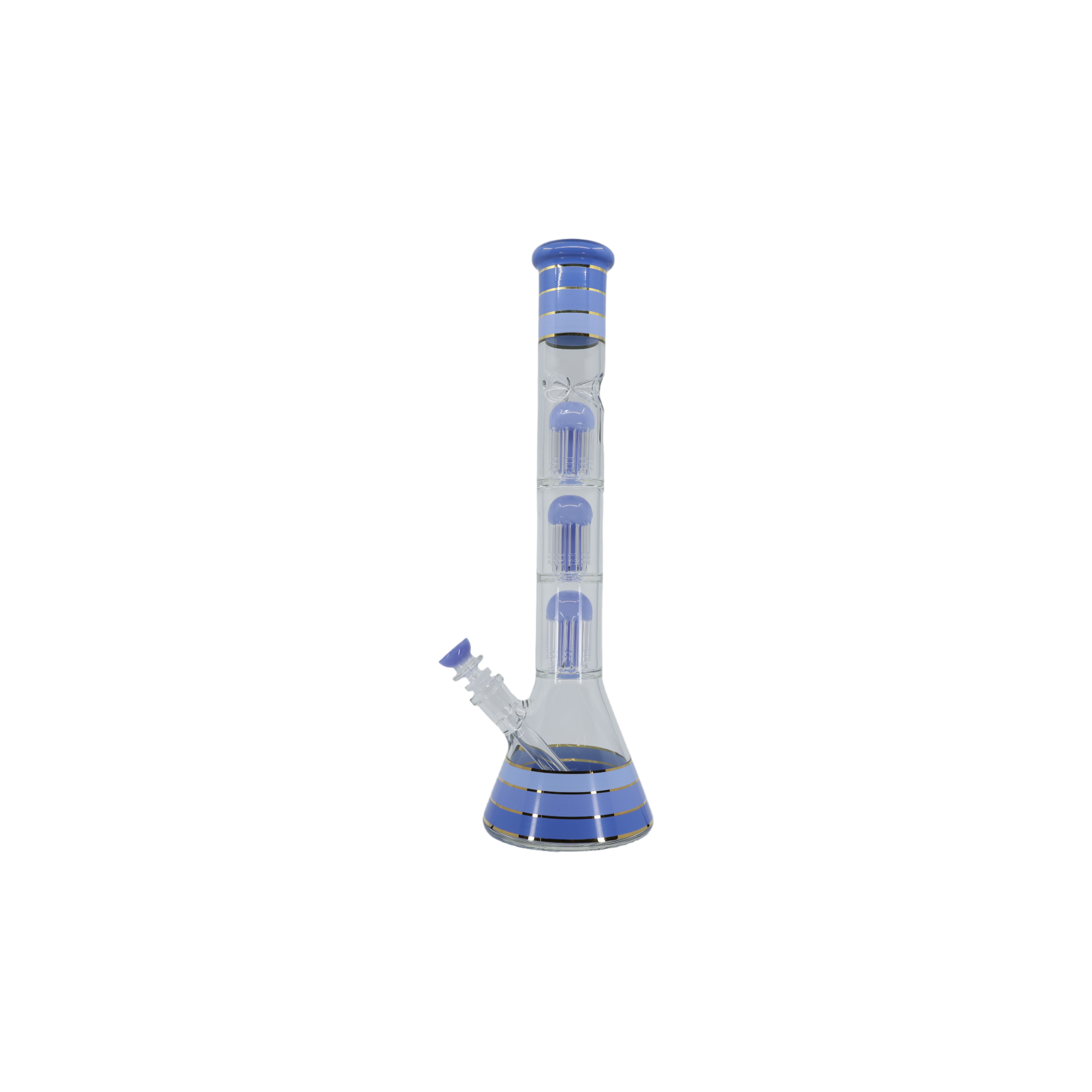 Striped Triple Showerhead Perc