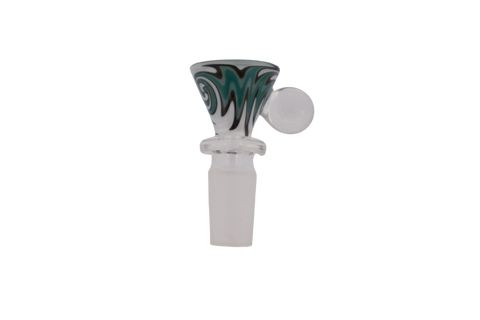 Worked Wig Wag Bowl With Ball Handle - 14mm