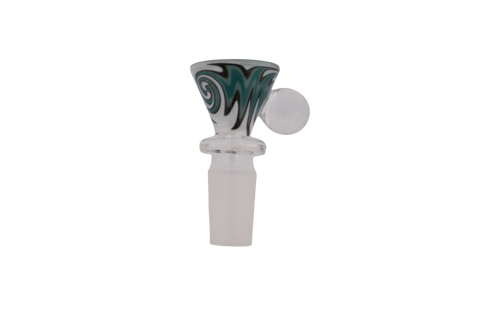 Worked Wig Wag Bowl With Ball Handle - 14mm