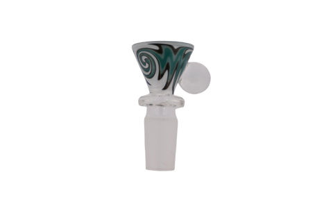 Worked Wig Wag Bowl With Ball Handle - 14mm
