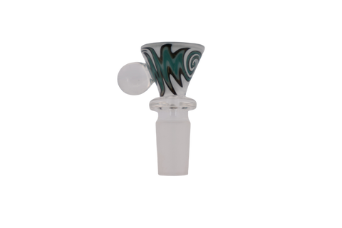 Worked Wig Wag Bowl With Ball Handle - 14mm