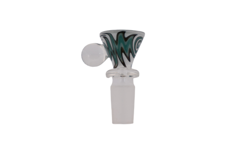 Worked Wig Wag Bowl With Ball Handle - 14mm