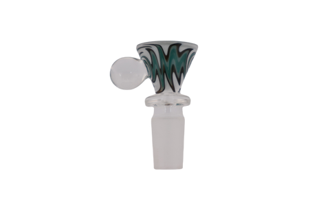 Worked Wig Wag Bowl With Ball Handle - 14mm