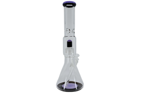 Two Tone Matrix Perk Beaker Bong - 16"