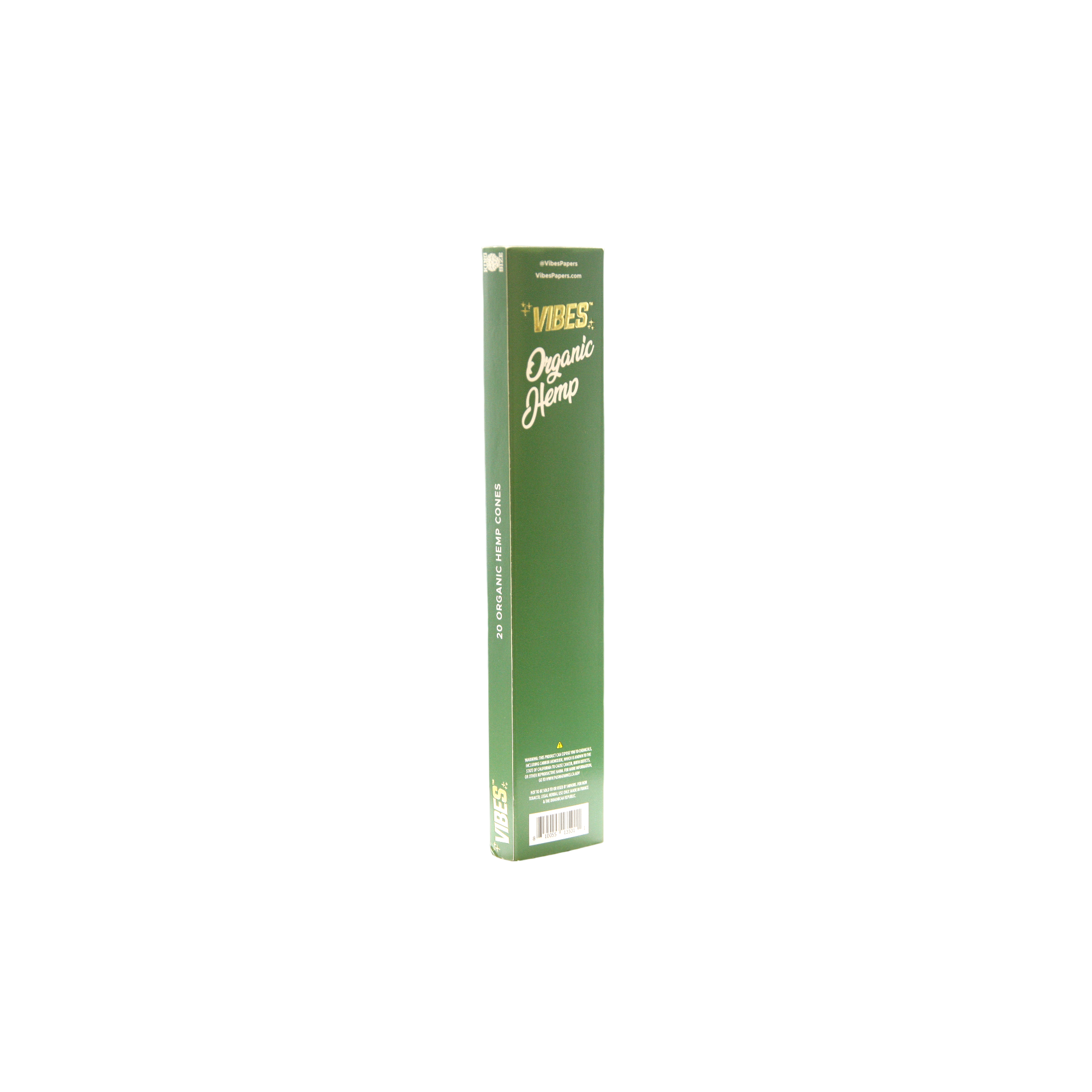 Vibes Organic Hemp Cones - King Size / 20 Pack