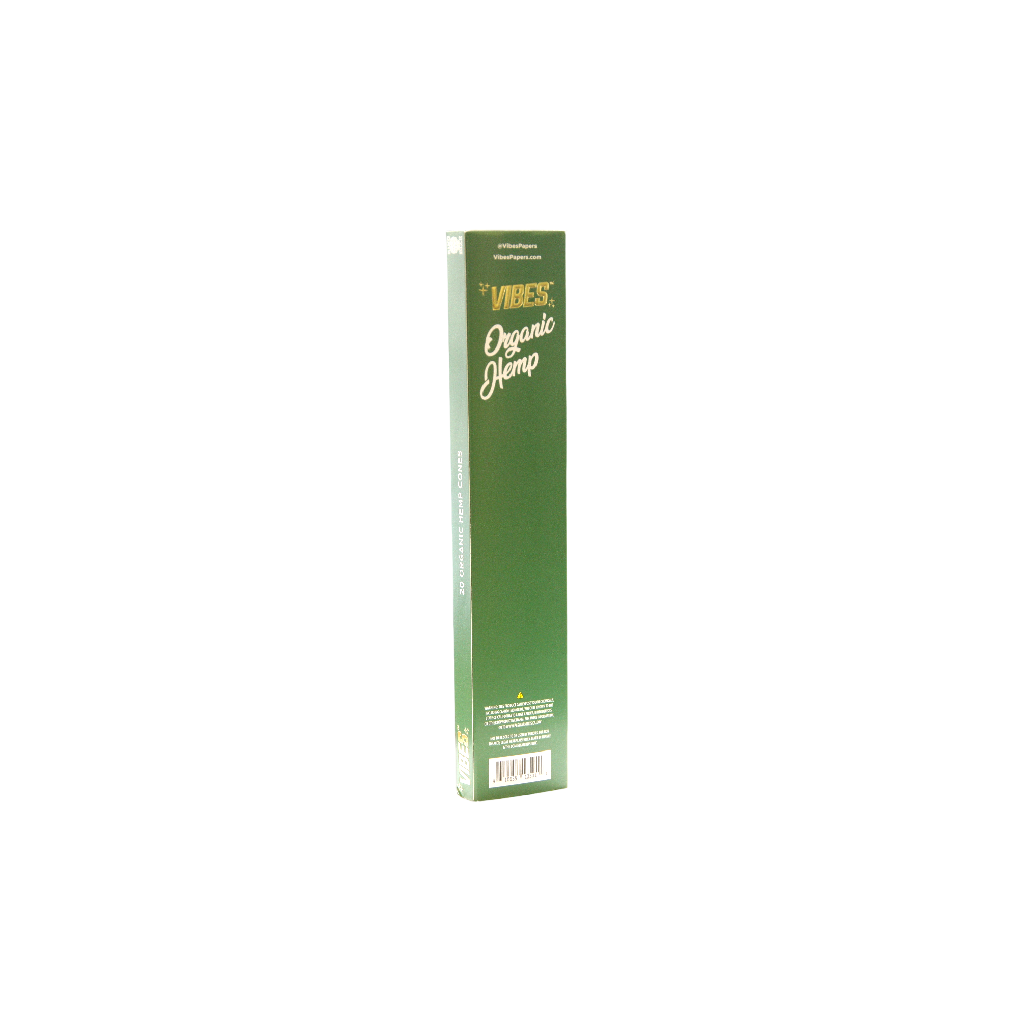 Vibes Organic Hemp Cones - King Size / 20 Pack