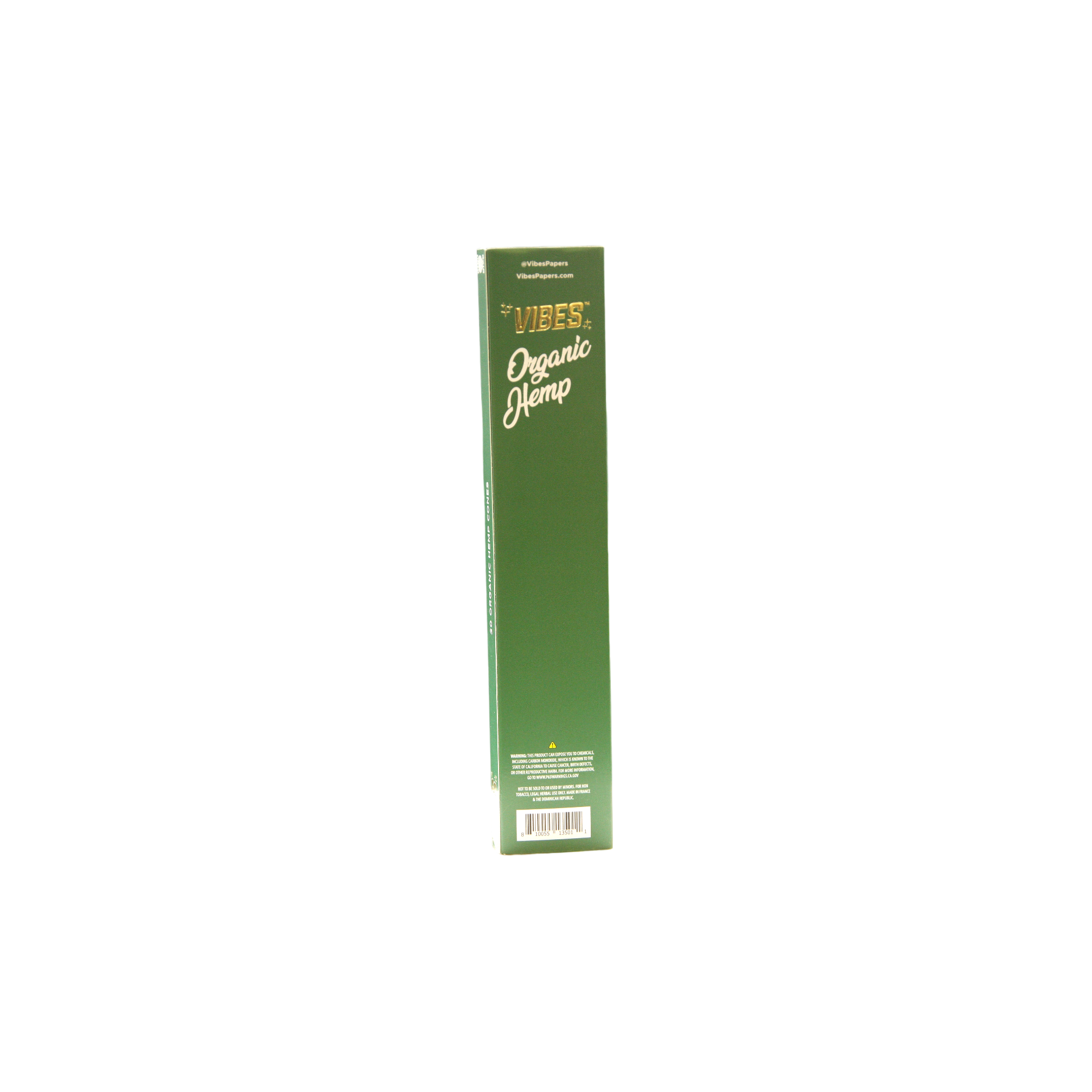Vibes Organic Hemp Cones - King Size / 20 Pack