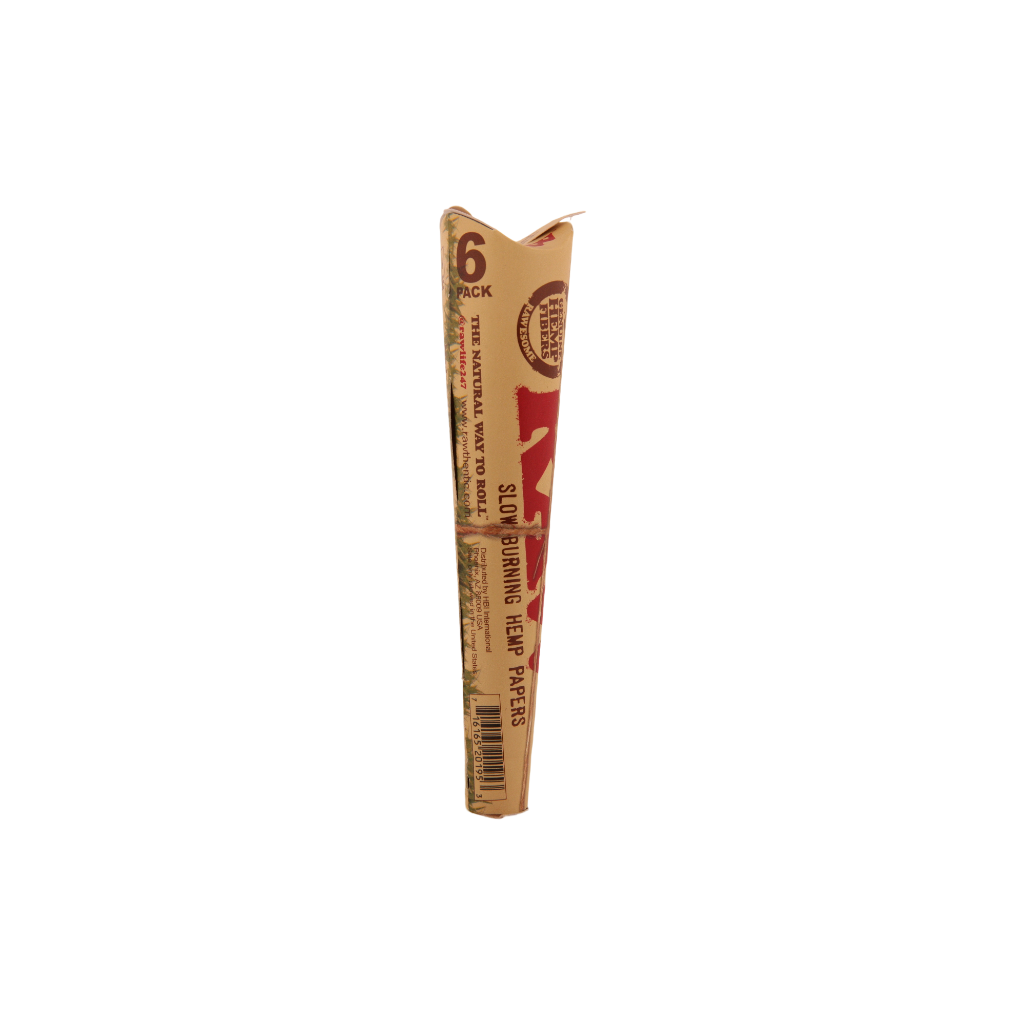 Raw Organic Hemp Cones 3pk - King Size