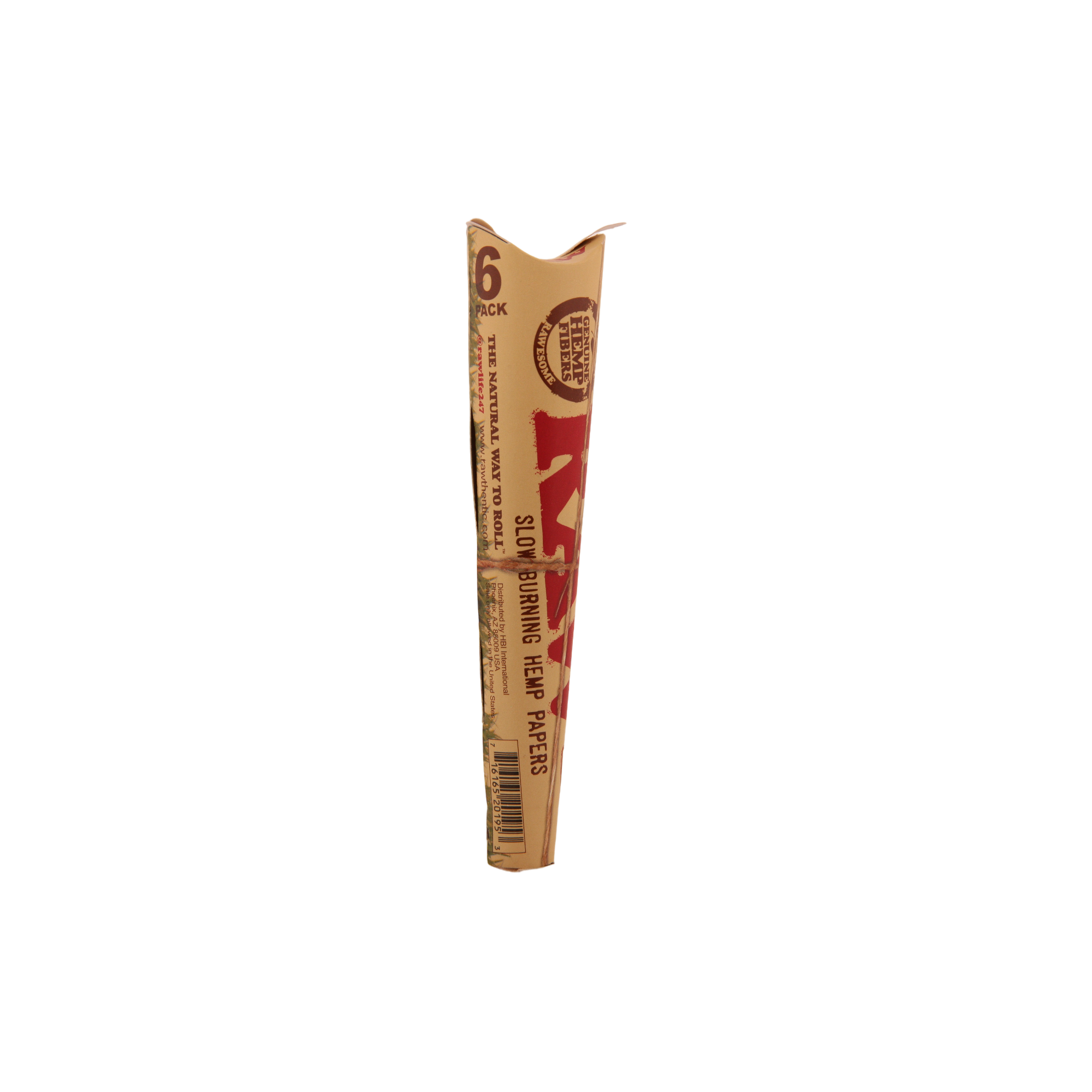 Raw Organic Hemp Cones 3pk - King Size