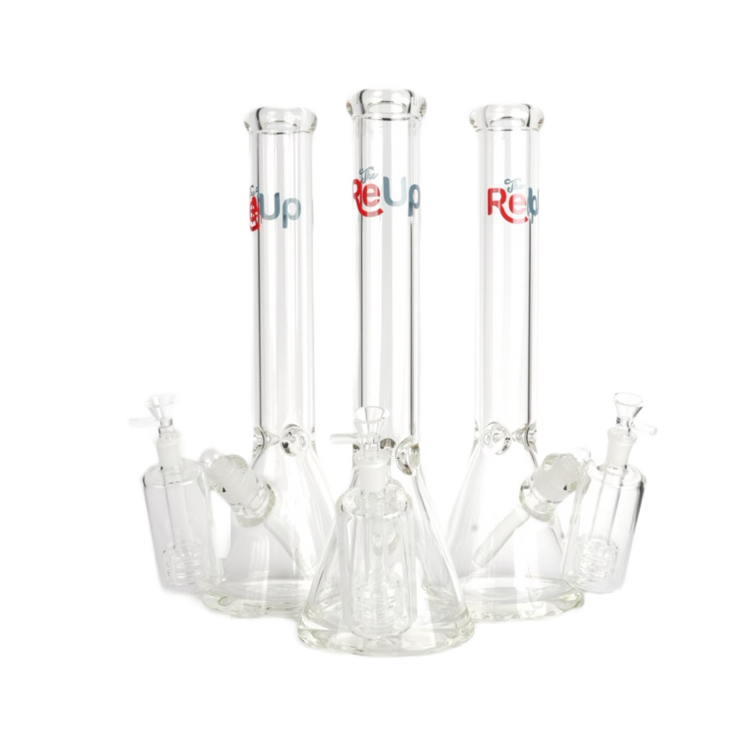 The Re Up Beaker Bong and Ashcatcher Bundle - 16”