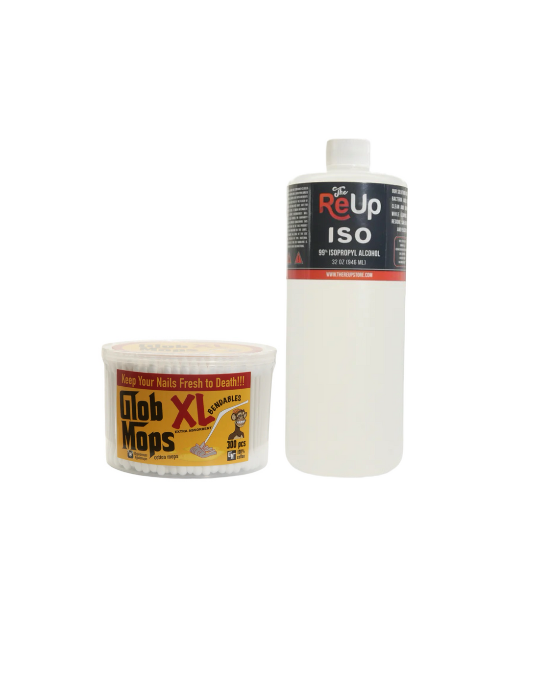 The Re Up 32oz ISO and Glob Mops XL Bendables Bundle