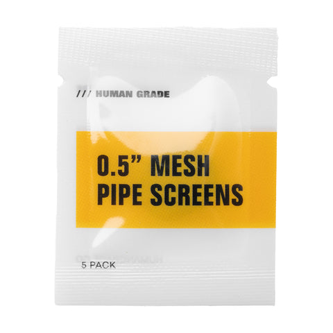 Mesh Pipe Screens 5pk - Human Grade