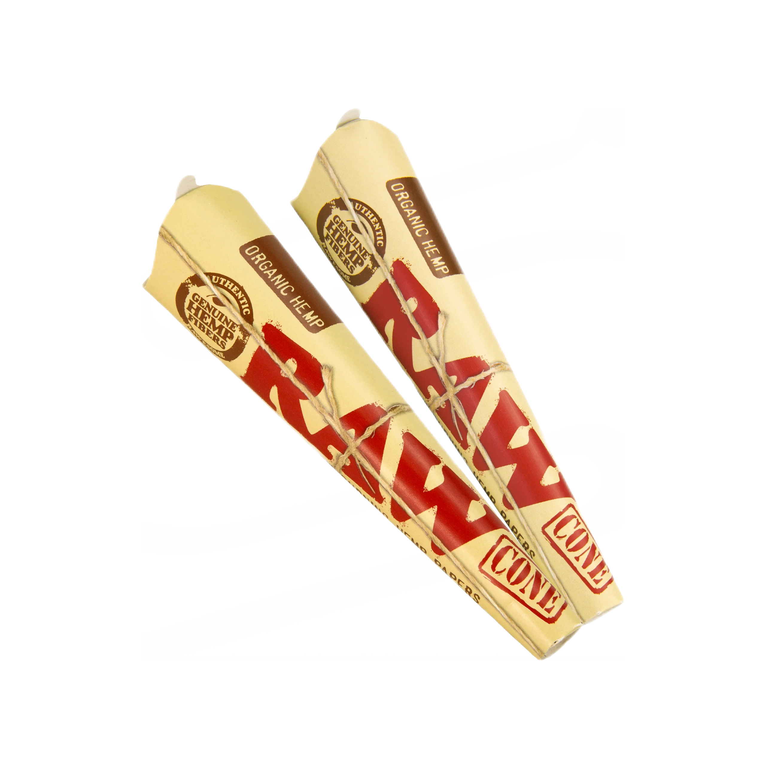 Raw Organic Hemp Cones 6pk - 1 1/4