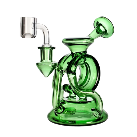 Colored Flat Top Recycler - 6”