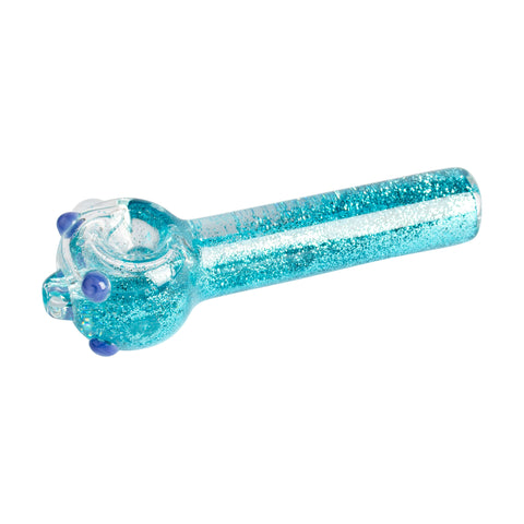 4.5" Sparkle Liquid - Red Eye Glass
