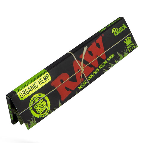 Raw Black Organic Hemp Papers