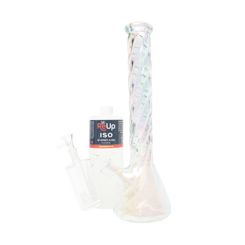 Iridescent Twisted Neck Beaker Bundle