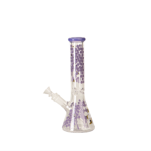 Bee Hive Beaker Bong - 10”