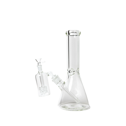 Beaker Bong - 12” with Ashcatcher Bundle