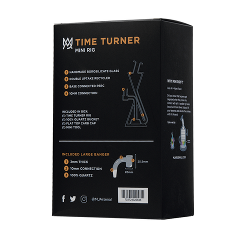 Time Turner Mini Dab Rig - MJ Arsenal