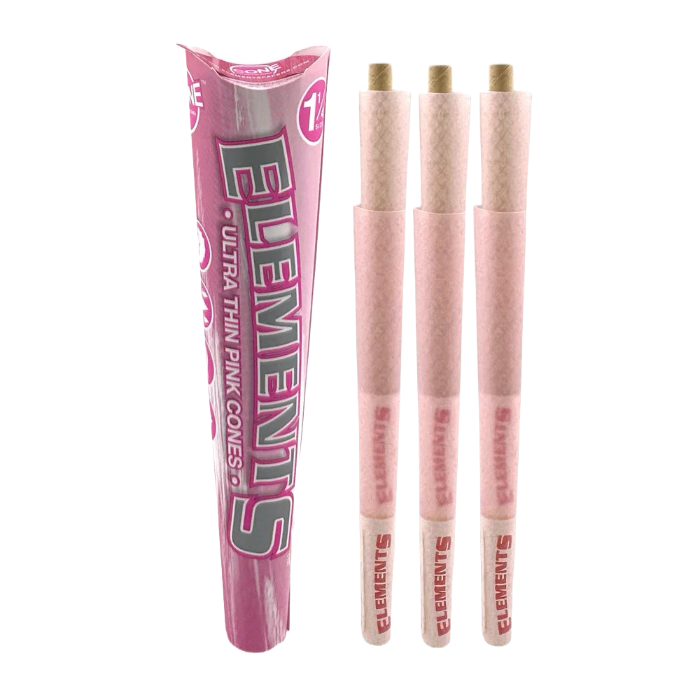 Elements Pink Cones 6pk- 1 1/4