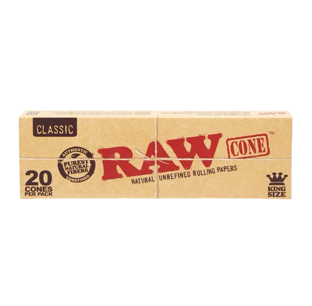 Raw Classic Pre Rolled Cones- King Size / 20 Pack