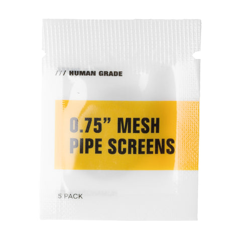 Mesh Pipe Screens 5pk - Human Grade
