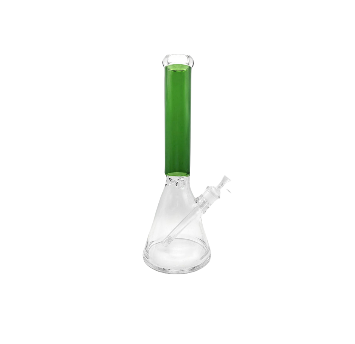 Colored Neck Beaker Bong - 14.5”