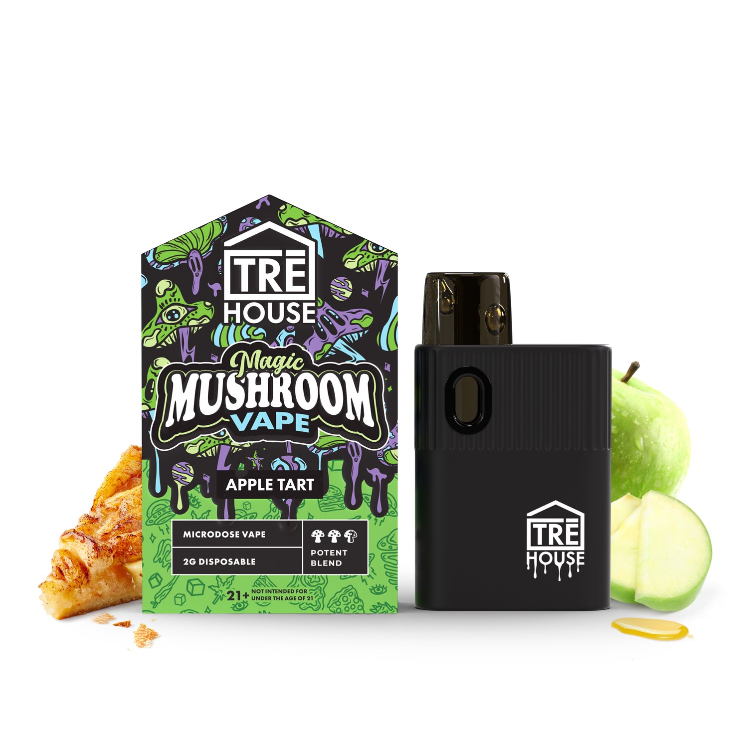 Apple Tart Magic Mushroom Vape Pen - 2 Grams