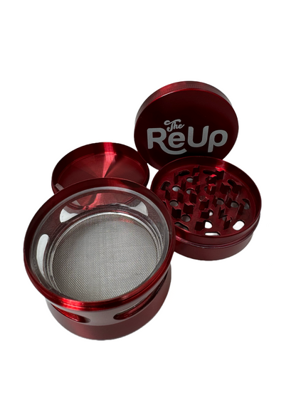 The Re Up Grinder - 4 Piece Grinder with See Through Chamber