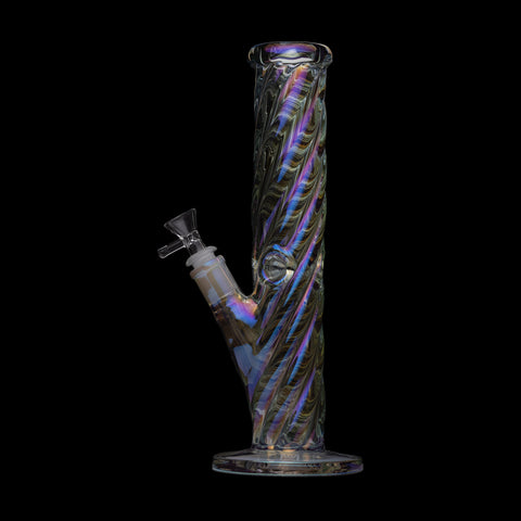 Twisted Iridescent Straight Tube - Human Grade