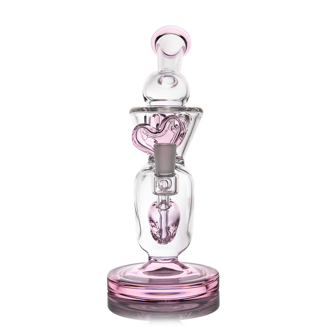 Melting Hearts Mini Dab Rig - MJ Arsenal