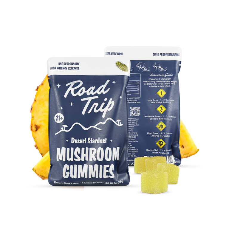 Road Trip Mushroom Gummies - Pineapple