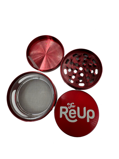 The Re Up Grinder - 4 Piece Grinder with See Through Chamber