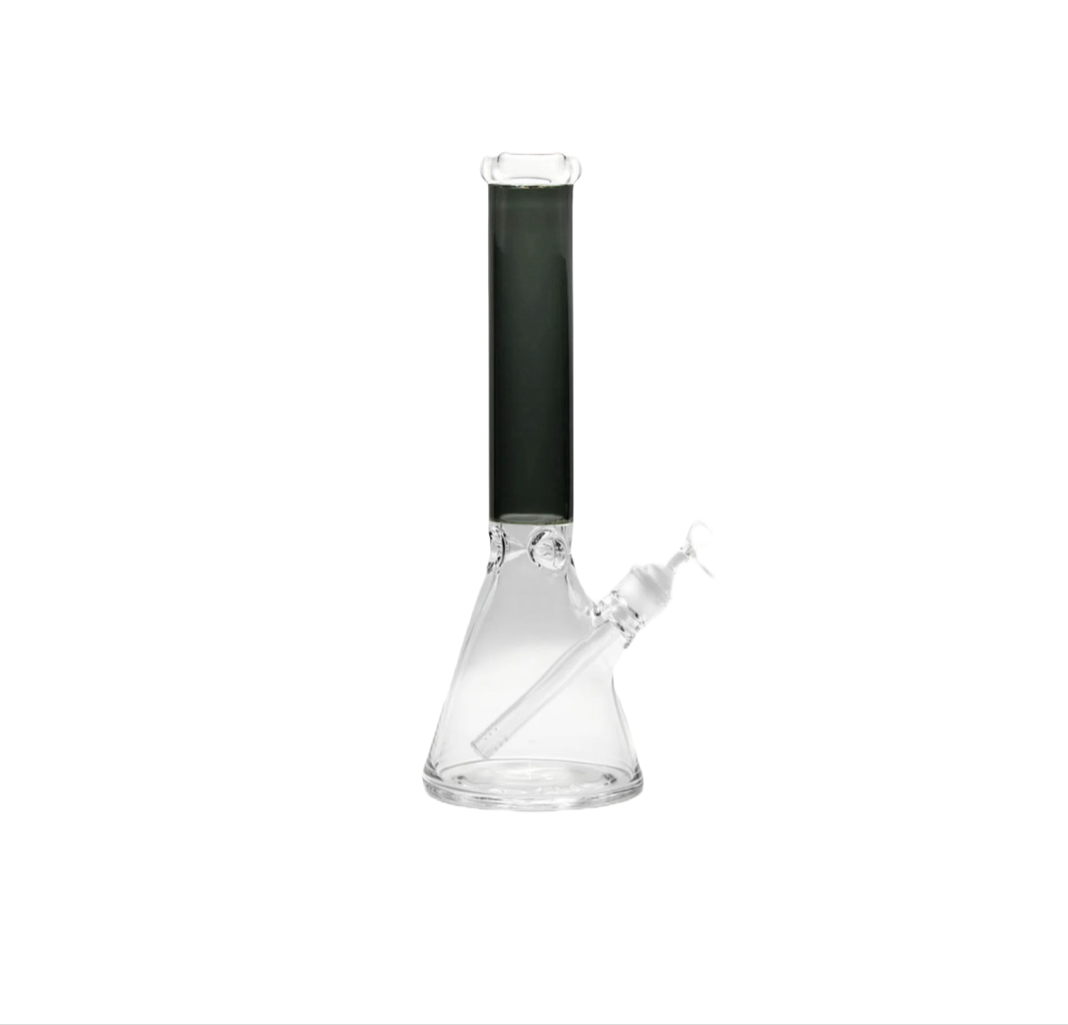 Frosted Fully Colored Neck Beaker Bong - 14.5”