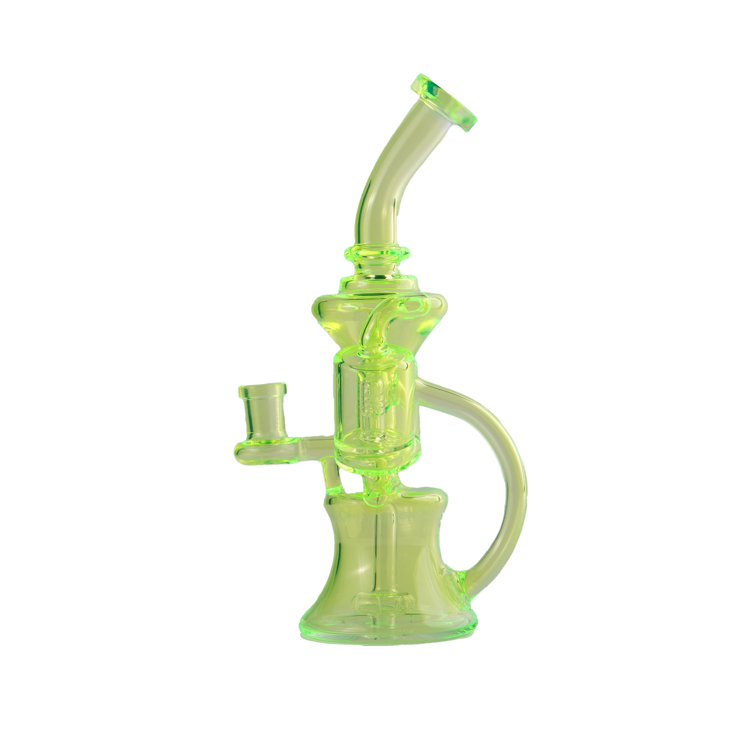 Double Inline Recycler Neon - 11&quot;