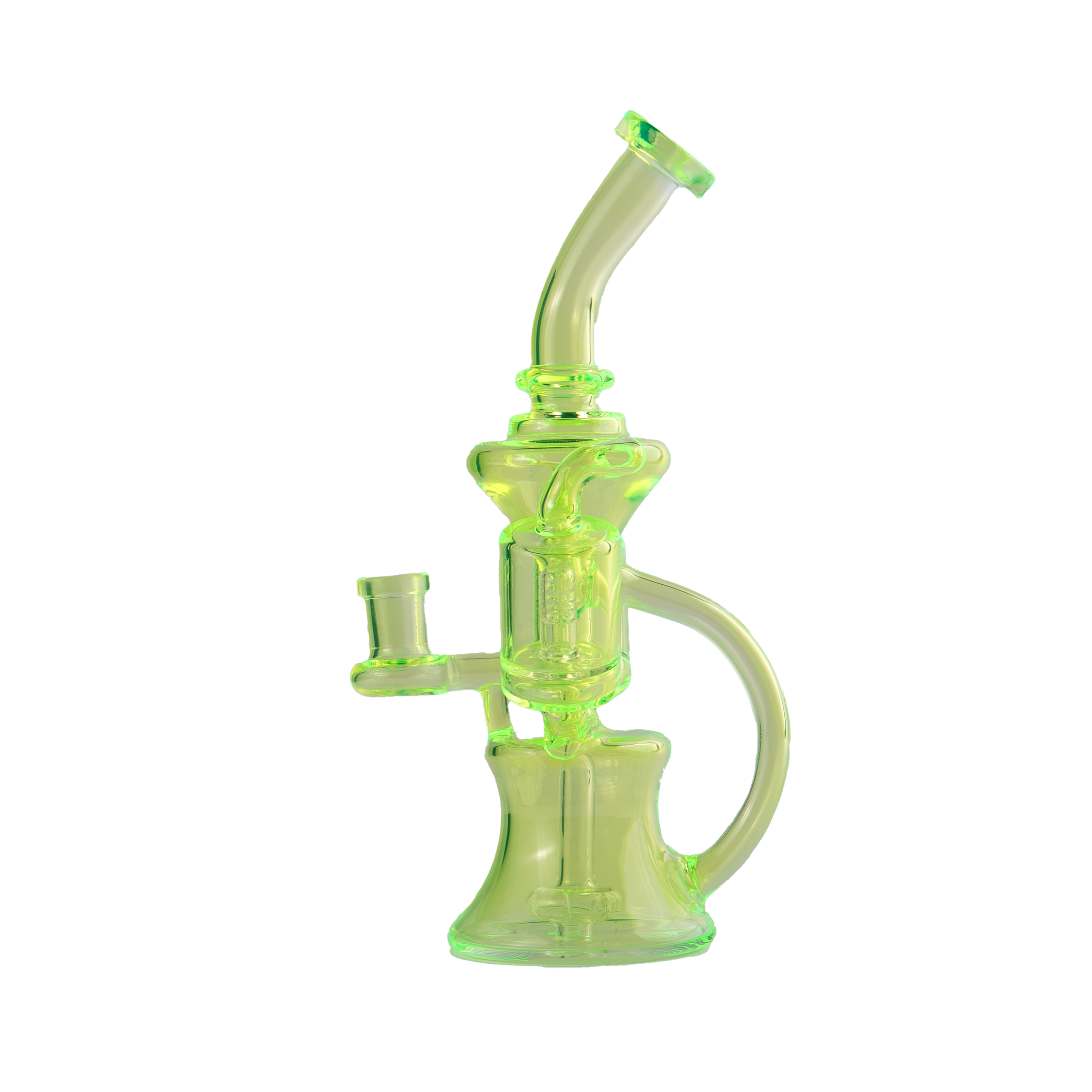 Double Inline Recycler Neon - 11&quot;