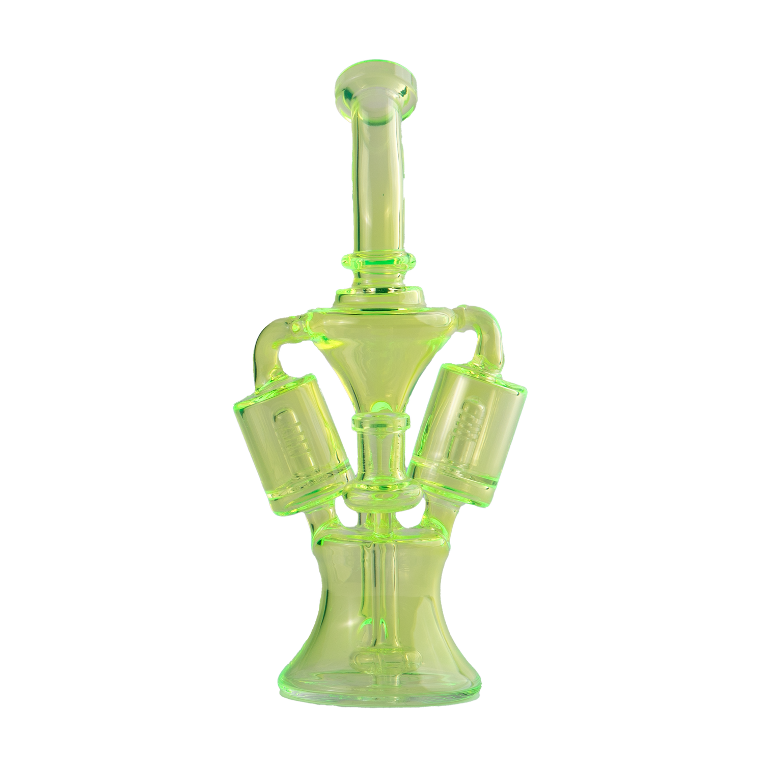 Double Inline Recycler Neon - 11&quot;