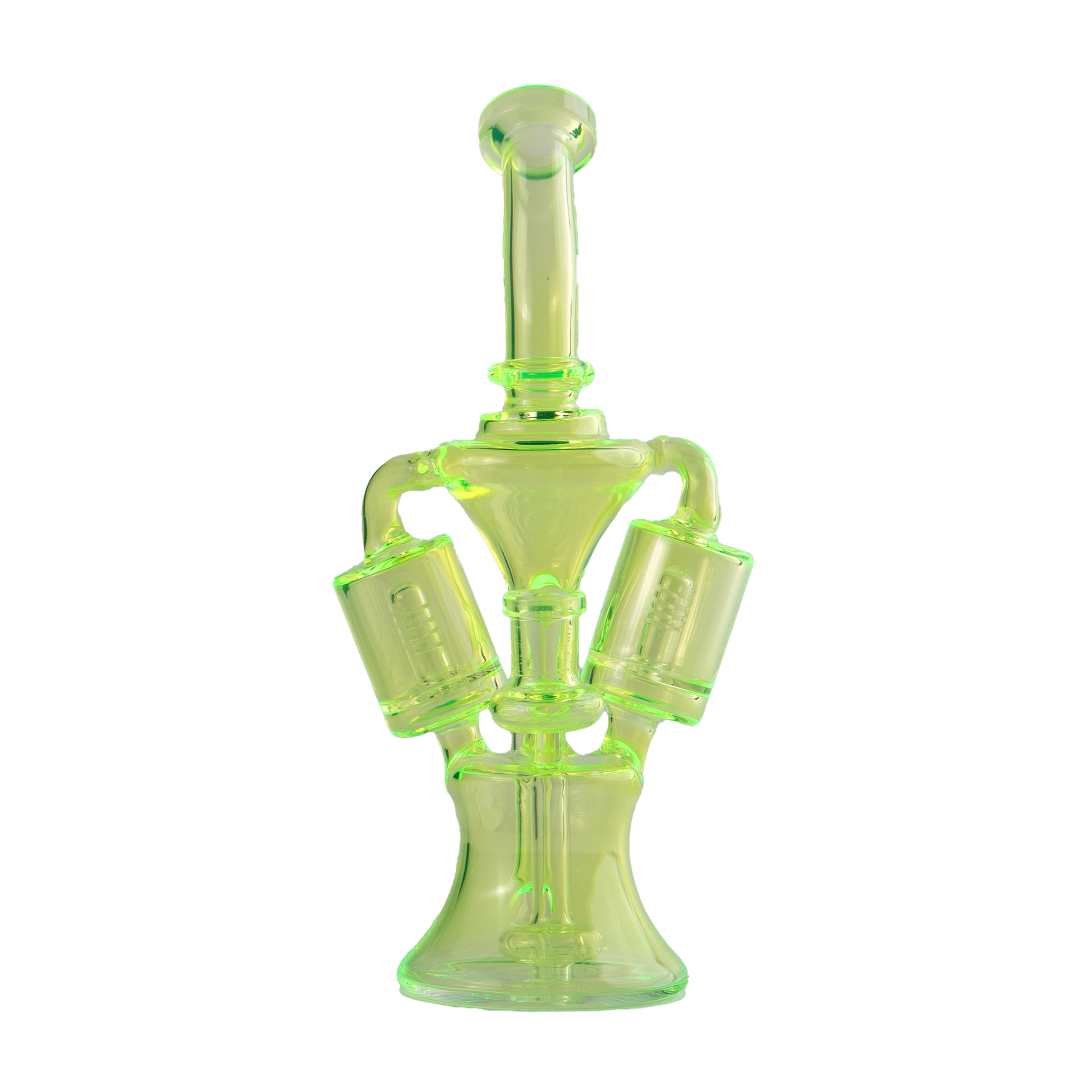 Double Inline Recycler Neon - 11&quot;