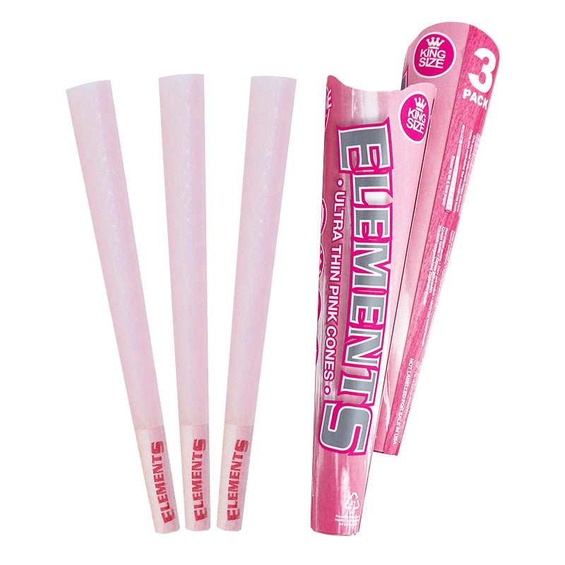 Elements Pink Cones 3pk- King Size