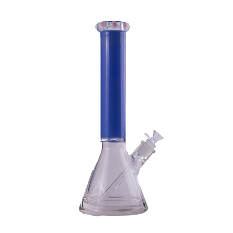Bubble Lip Colored Neck Beaker 15”