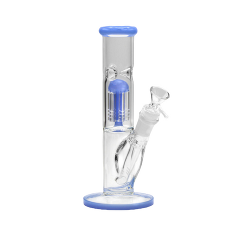 Tree Perc 6 Arm Straight Tube Bong - 8.75”