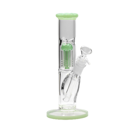 Tree Perc 6 Arm Straight Tube Bong - 8.75”