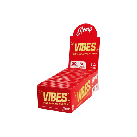 Vibes 1 1/4 Hemp Rolling Papers - Box / 50pcs