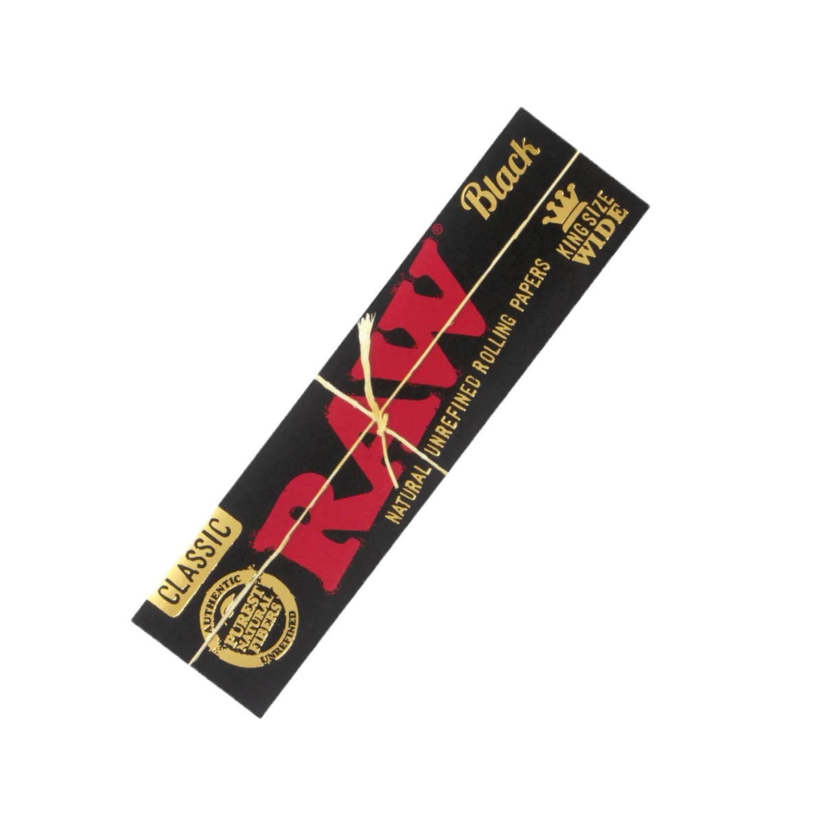 Raw Black Papers - King Size Wide