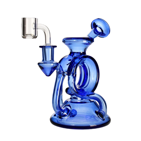 Colored Flat Top Recycler - 6”